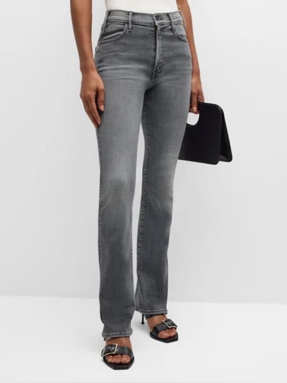 MOTHER Lil Hustler Heel Jeans in Magic Eight Ball Wash Size 24
